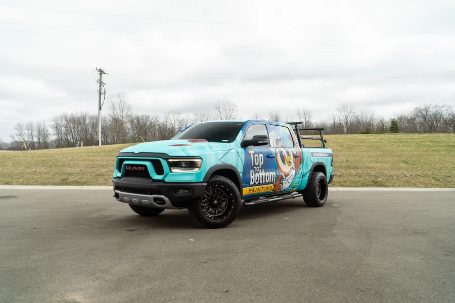 2024 Dodge Ram 1500, commercial wrap for Top to Bottom by Tint & Wrap MN in Prior Lake, MN, photo 1 of 22
