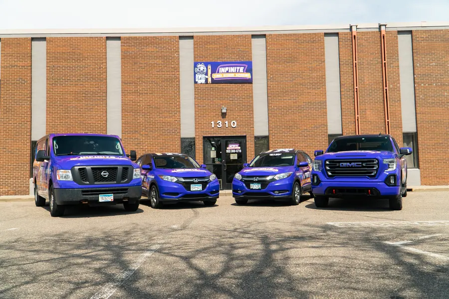 Fleet, commercial wrap for Infinite Floors, Kitchens & Bathrooms by Tint & Wrap MN in Prior Lake, MN, photo 1 of 20