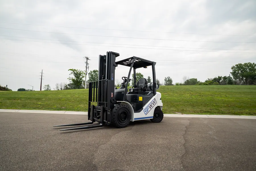 Forklift, custom wrap by Tint & Wrap MN in Prior Lake, MN, photo 1 of 17