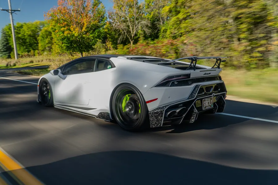 Lamborghini Huracán, carbon accents wrap by Tint & Wrap MN in Prior Lake, MN, photo 1 of 34