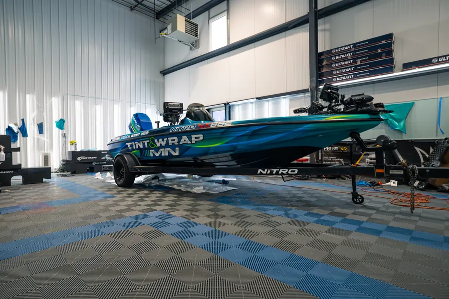 Nitro Bass Boat, boat wrap by Tint & Wrap MN in Prior Lake, MN, photo 1 of 3