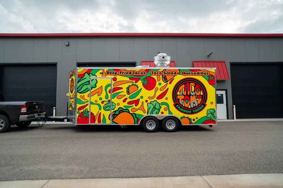 Taco Food Trailer, commercial wrap by Tint & Wrap MN in Prior Lake, MN, photo 1 of 15