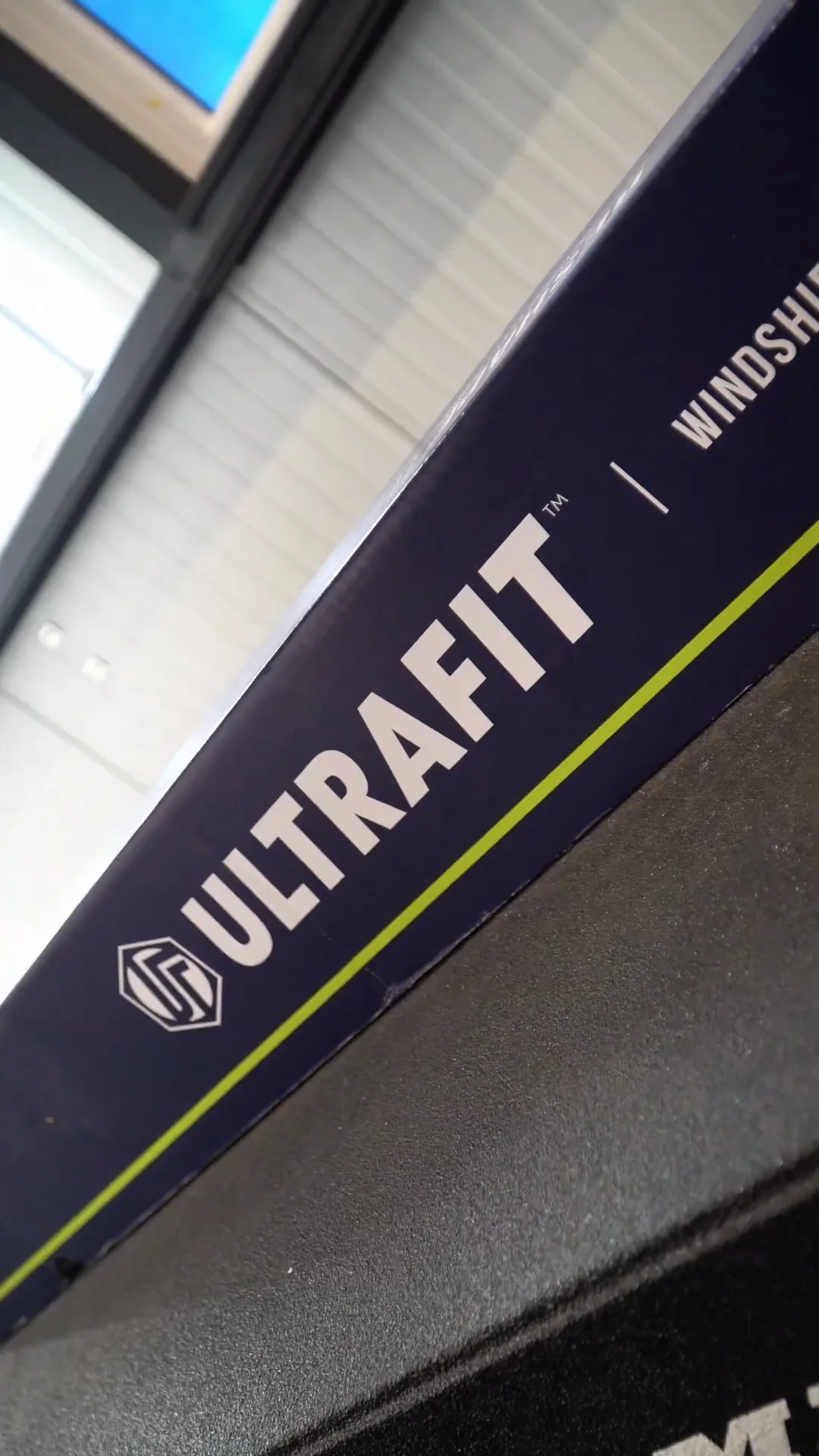 ULTRAFIT windshield film box in the shop